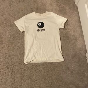 Cream graphic tee